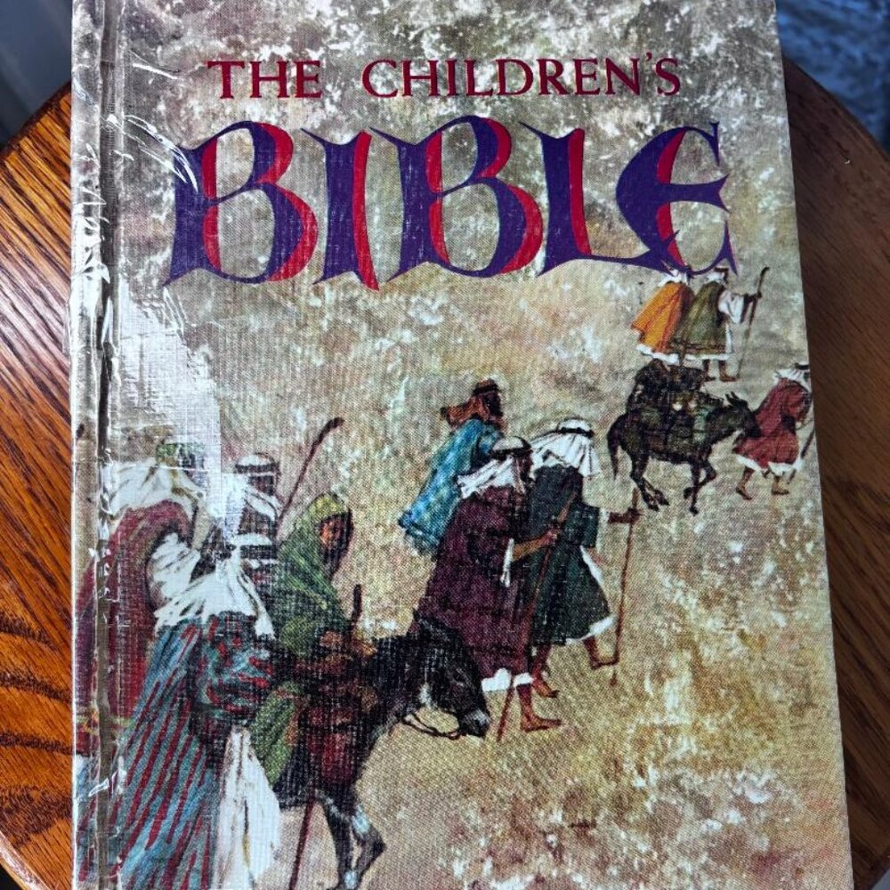 Vintage The Children's Bible Golden Press Illustrated Stories 1962 Hardcover
